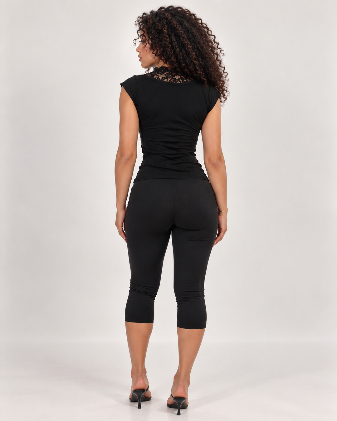 Élodie Lace Top Black