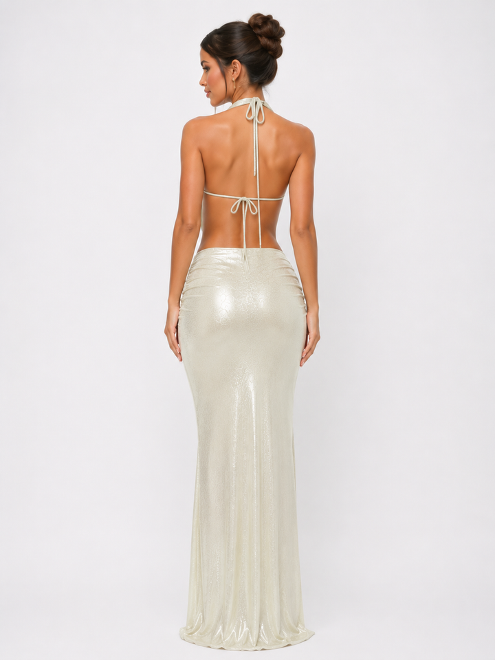 Satin glow set